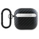 BMW BMA4CMPUCA AirPods 4 cover black/black PU Carbon M Collection