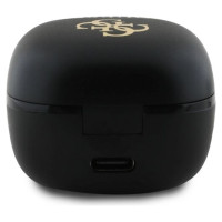 Guess Bluetooth headphones GUTWSJ144ESK TWS + docking station black/black Iridescent 4G Printed Logo