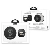 Karl Lagerfeld Ikonik Case for AirPods + Powerbank - Black