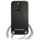 Karl Lagerfeld Monogram Plaque Case for iPhone 13 Pro / 13 6.1" - Blackx