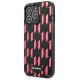 Karl Lagerfeld Monogram Plaque iPhone 13 Pro Max 6.7" Case - Pink