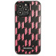 Karl Lagerfeld Monogram Plaque iPhone 13 Pro Max 6.7" Case - Pink