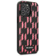 Karl Lagerfeld Monogram Plaque iPhone 13 Pro Max 6.7" Case - Pink