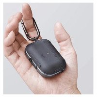 Uniq Valencia AirPods Pro Case Black/Midnight Black Antimicrobial