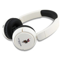 U.s. Polo Assn. US Polo Bluetooth Headphones USHPV6PUNH White DH Color Logo