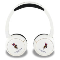 U.s. Polo Assn. US Polo Bluetooth Headphones USHPV6PUNH White DH Color Logo