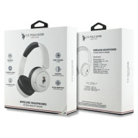 U.s. Polo Assn. US Polo Bluetooth Headphones USHPV6PUNH White DH Color Logo