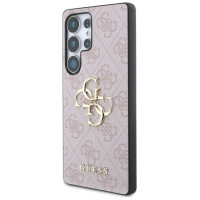 Guess Big 4G Logo Classic Logo Case for Samsung Galaxy S25 Ultra Pink