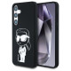 Karl Lagerfeld Case Karl Lagerfeld Silicone Graffiti Ikonik Printed Logo MagSafe Samsung Galaxy S25 black