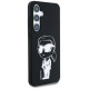 Karl Lagerfeld Case Karl Lagerfeld Silicone Graffiti Ikonik Printed Logo MagSafe Samsung Galaxy S25 black
