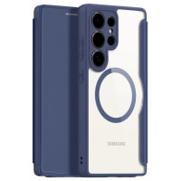 Dux Ducis Skin X Pro case for Samsung Galaxy S25 Ultra with MagSafe and wallet - blue