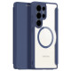 Dux Ducis Skin X Pro case for Samsung Galaxy S25 Ultra with MagSafe and wallet - blue