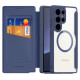 Dux Ducis Skin X Pro case for Samsung Galaxy S25 Ultra with MagSafe and wallet - blue