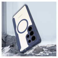 Dux Ducis Skin X Pro case for Samsung Galaxy S25 Ultra with MagSafe and wallet - blue
