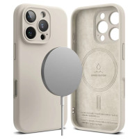 Ringke Silicone MagSafe iPhone 16 Pro Case - Beige