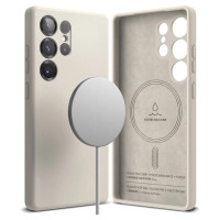 Ringke Silicone MagSafe Case for Samsung Galaxy S25 Ultra - Beige