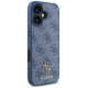 Guess HC PU 4G Small 4G and Classic Case for iPhone 16 MagSafe - Blue