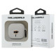 Karl Lagerfeld 3D Silicone NFT Case for AirPods 4 - White