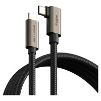 Ringke 3.2 gen. 2x2 USB-C, PD 3.1 240W 2m angled cable - black