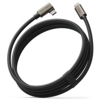 Ringke 3.2 gen. 2x2 USB-C, PD 3.1 240W 2m angled cable - black