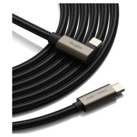 Ringke 3.2 gen. 2x2 USB-C, PD 3.1 240W 2m angled cable - black