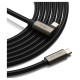 Ringke 3.2 gen. 2x2 USB-C, PD 3.1 240W 2m angled cable - black