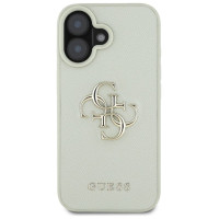 Guess Grained Big 4G Logo Small Classic Logo case for iPhone 16 - green