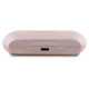 Guess Elongated Metalic Printed Logo Bluetooth TWS Headphones + Docking Station - Pink