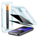 Spigen Glas.TR "Ez Fit" Privacy HD 2-pack privacy glass for Google Pixel 9 / 9 Pro