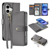 Dux Ducis Lawa Leather Case for iPhone 16 - Gray