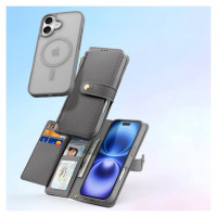 Dux Ducis Lawa Leather Case for iPhone 16 - Gray