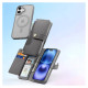 Dux Ducis Lawa Leather Case for iPhone 16 - Gray