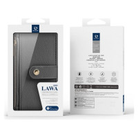 Dux Ducis Lawa Leather Case for iPhone 15 Pro Max - Gray