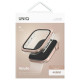 Uniq Voute Tempered Glass Case for Apple Watch 10 46mm - Rose Gold