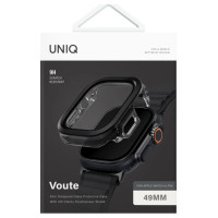 Uniq Voute Tempered Glass Case for Apple Watch Ultra 49mm - Black