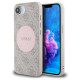 Guess 4G Circle Classic Logo MagSafe case for iPhone 16e - pink