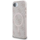 Guess 4G Ring Classic Logo MagSafe iPhone 16e Case - Pink