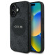 Guess 4G Circle Classic Logo MagSafe case for iPhone 16 - black