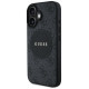 Guess 4G Circle Classic Logo MagSafe case for iPhone 16 - black