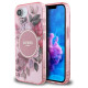 Guess IML Flowers MagSafe iPhone 16e Case - Pink