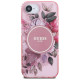 Guess IML Flowers MagSafe iPhone 16e Case - Pink