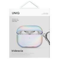 Uniq Iridescia Case for AirPods Pro 2 Hang Case - Holo White