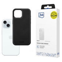 3Mk Protection 3mk Hardy Apple Silky Leather MagCase for Apple iPhone 15 - Black