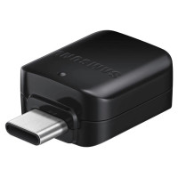 Samsung EE-UN930 USB-A to USB-C OTG Adapter (Bulk - Replacement Packaging) - Black