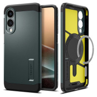 Spigen Tough Armor MagSafe Case for Samsung Galaxy S25 Edge - Green/Black