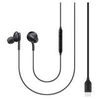 Samsung EO-IC100BBE USB-C Stereo Hi-Fi Wired Headphones (OOB Bulk - Replacement Packaging) - Black