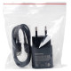 Samsung EP-TA200EBE USB-A 15W wall charger with EP-DR140ABE USB-A - USB-C cable (OOB Bulk - replacement packaging) - black