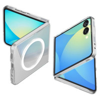 Spigen AirSkin Mag MagSafe Case for Samsung Galaxy Z Flip 7 - Clear and White