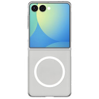 Spigen AirSkin Mag MagSafe Case for Samsung Galaxy Z Flip 7 - Clear and White