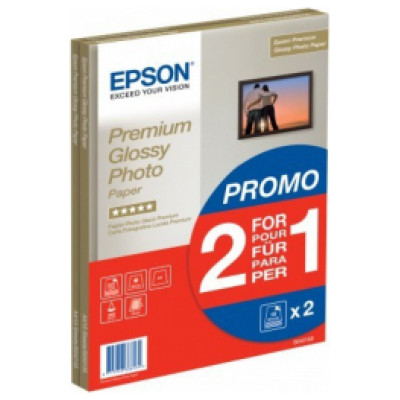 Epson Premium Glossy Photo Paper 30 sheets A4 2pack